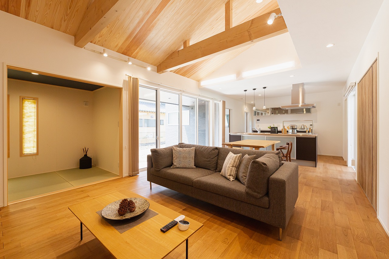 田園風景を楽しむl字の家 茨城県で注文住宅を建てるならグラウンドホーム