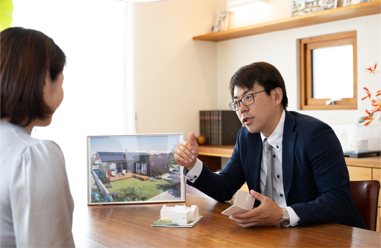相談風景の写真